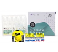 NANDROLONE DECANOATE Vizega  (Индия) - Упаковка 5 ампул 1мл/200мг